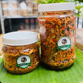 Muối Tép Hành Phi 200g – Mặn Cay Vừa – Trộn Bánh Tráng, Trái Cây, Ăn Vặt Ngon Chuẩn Vị