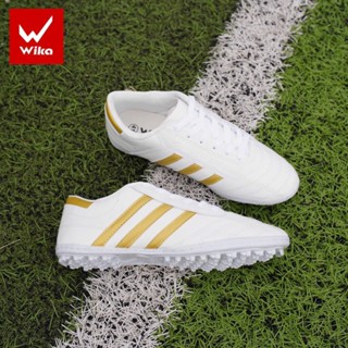 Giày Đá Bóng Wika 3 Sọc Trẻ Em Chính Hãng, Giày Bóng Đá CT3 Chất Liệu Da Nhăn Đã Được Khâu Toàn Bộ Đế