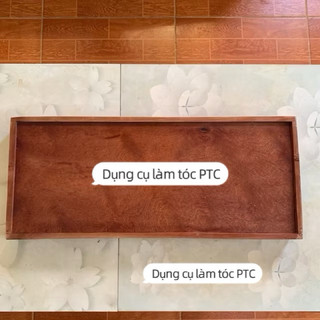 Khay gỗ đựng tông đơ và dụng cụ làm tóc