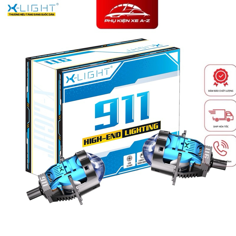 Bi Pha Chân Xoáy XLIGHT 911 Trợ Pha LAZE Mới Nhất 2024_Phụ Kiện Xe A_Z
