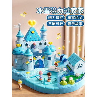 Mô hình lâu đài búp bê, Ngôi nhà búp bê có từ tính cao cấp