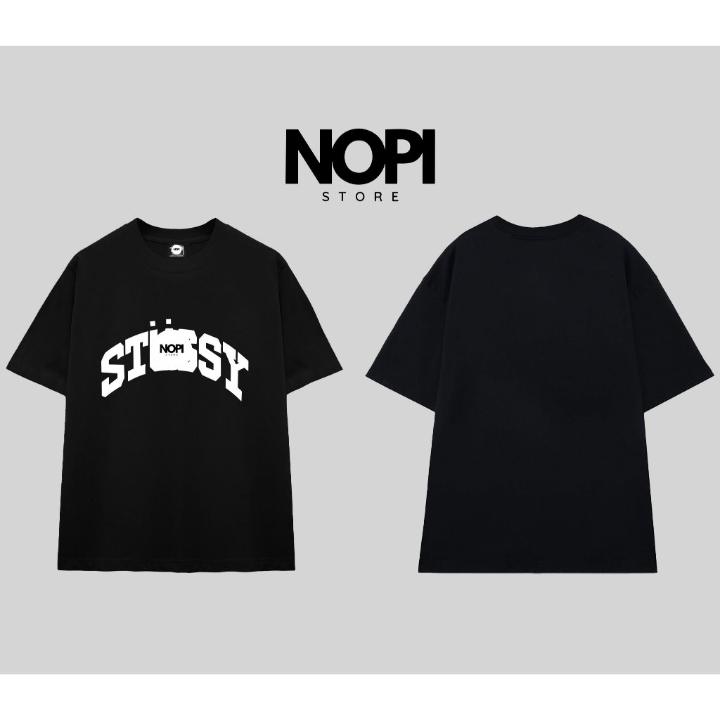 ÁO THUN STU BLOCK PIGMENT DYED FORM RỘNG NAM NỮ UNISEX VẢI COTTON CAO CẤP DÀY DẶN - NOPI STORE