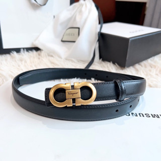 Thắt lưng nữ Feragamo cao cấp, thắt lưng nữ bản nhỏ (ảnh thật)