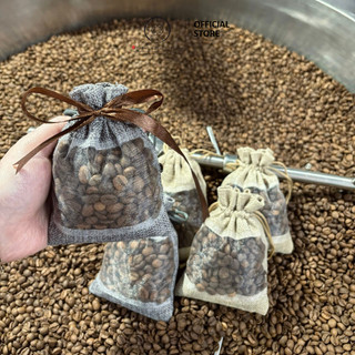 Túi Thơm Cà Phê rang mộc chuyên chất khử mùi ô tô, phòng ngủ, phòng làm việc