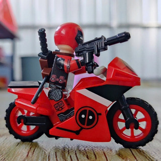 Mô Hình 7 Xe Mô Tô + 7 Nhân Vật Đồ Chơi Cho Bé