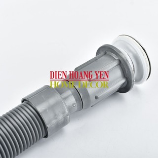 [ Loại nhấn dày] Bộ xả lavabo ống ruột gà