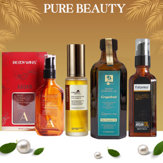  Tinh Dầu Dưỡng Tóc PALLAMINA Argan Oil 60ml Phục Hồi Hư Tổn Dưỡng Ẩm Bảo Vệ Tóc Khỏi Tia UV 