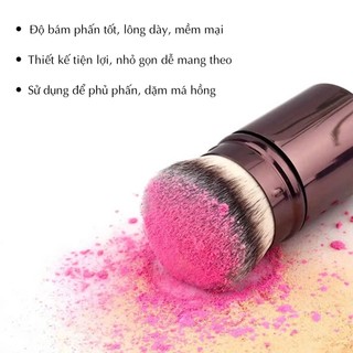 Cọ Tán Kem Nền Ducare Có Nắp Có Thể Thu Vào Lông Sợi Tổng Hợp Cao Cấp MH717