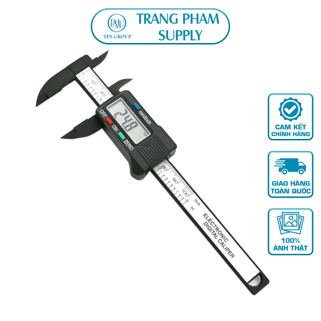 Thước Điện Tử Sử Dụng Đo Chân Mày, Môi Phun Xăm Thẩm Mỹ Dài 10cm
