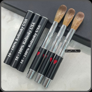 Cọ đắp bột USA 100% lông chồn cao cấp nguyên chất lông chồn không pha tơ..