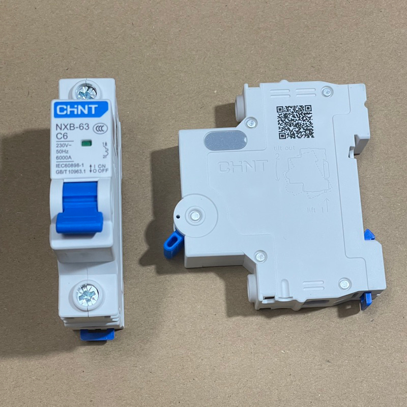 ✅ [ CHÍNH HÃNG CHINT 100%] Aptomat 1P, Át cài Chint 10A, 16A, 20A, 32A, 40A, 50A, 63A, 80A, 100A, 12