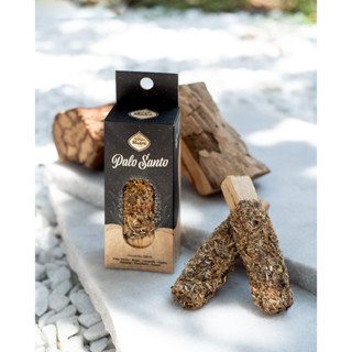 Gỗ Palo Santo [Thanh GỖ TRẮC XANH kết hợp thảo mộc thương hiệu Sagrada Madre] THANH TẨY không gian-Chiêu tài-Vượng Khí