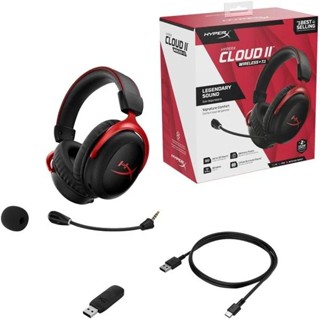Tai nghe Chơi game Kingston HyperX Cloud II Wireless Red - GEARUP