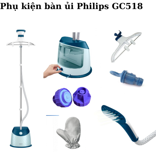 Phụ kiện bàn ủi hơi nước Philips GC518 - HÀNG CHÍNH HÃNG