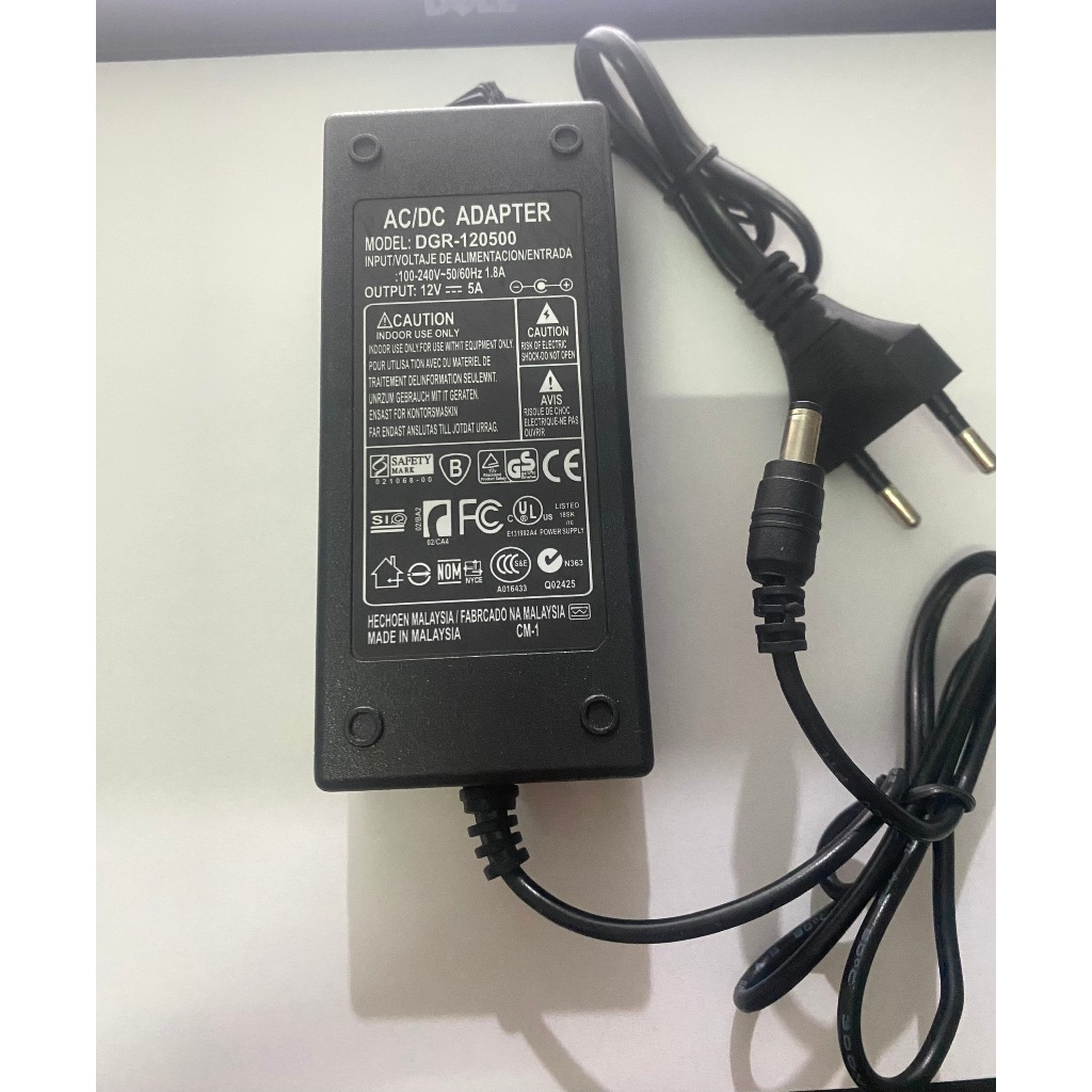 Nguồn Adapter 12v 5a loại tốt dùng cho máy bơm mini 12v , Sử dụng cho Led dán 12v, dây led neon 12v