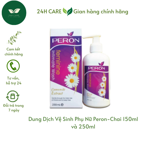Dung Dịch Vệ Sinh Phụ Nữ Peron, Dung Dịch Vệ Sinh Phụ Nữ Thổ Nhĩ Kỳ Chai 150ml