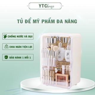  YTC- Kệ Đựng Mỹ Phẩm Trong Suốt  3 Tầng Chống Nước Chống Bụi có thể tách rời riêng biệt độc đáo 