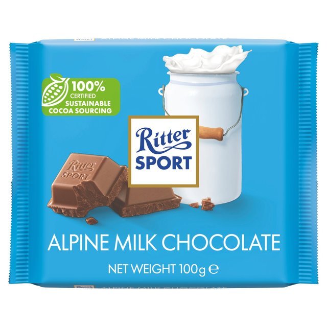 Socola Sữa 35% Cacao Ritter Sport (100g)