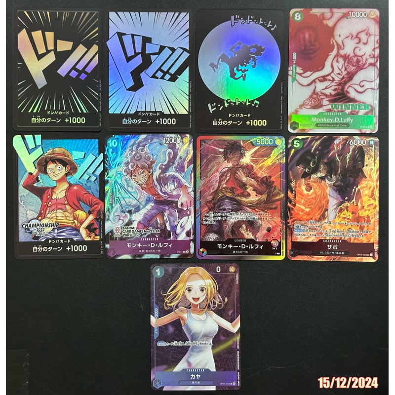 Thẻ Custom nhân vật One Piece OP05-6 với hiệu ứng hologram