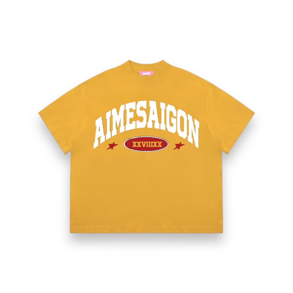 Áo Thun Big Boxy Local Brand AIMÉ Cotton Cổ Tròn Form Rộng Unisex Nam Nữ "AIMESAIGON XXVIIIXX" Oversize Streetwear Hot T | BigBuy360 - bigbuy360.vn