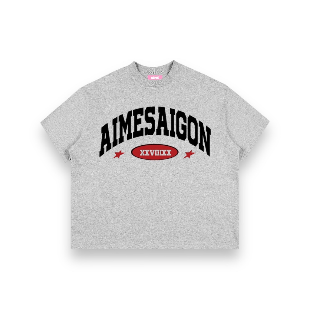 Áo Thun Big Boxy Local Brand AIMÉ Cotton Cổ Tròn Form Rộng Unisex Nam Nữ "AIMESAIGON XXVIIIXX" Oversize Streetwear Hot T | BigBuy360 - bigbuy360.vn