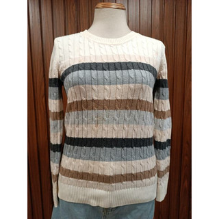 KAREN SCOTT thanh lý - Áo len cổ tròn tay dài bymo - Size S