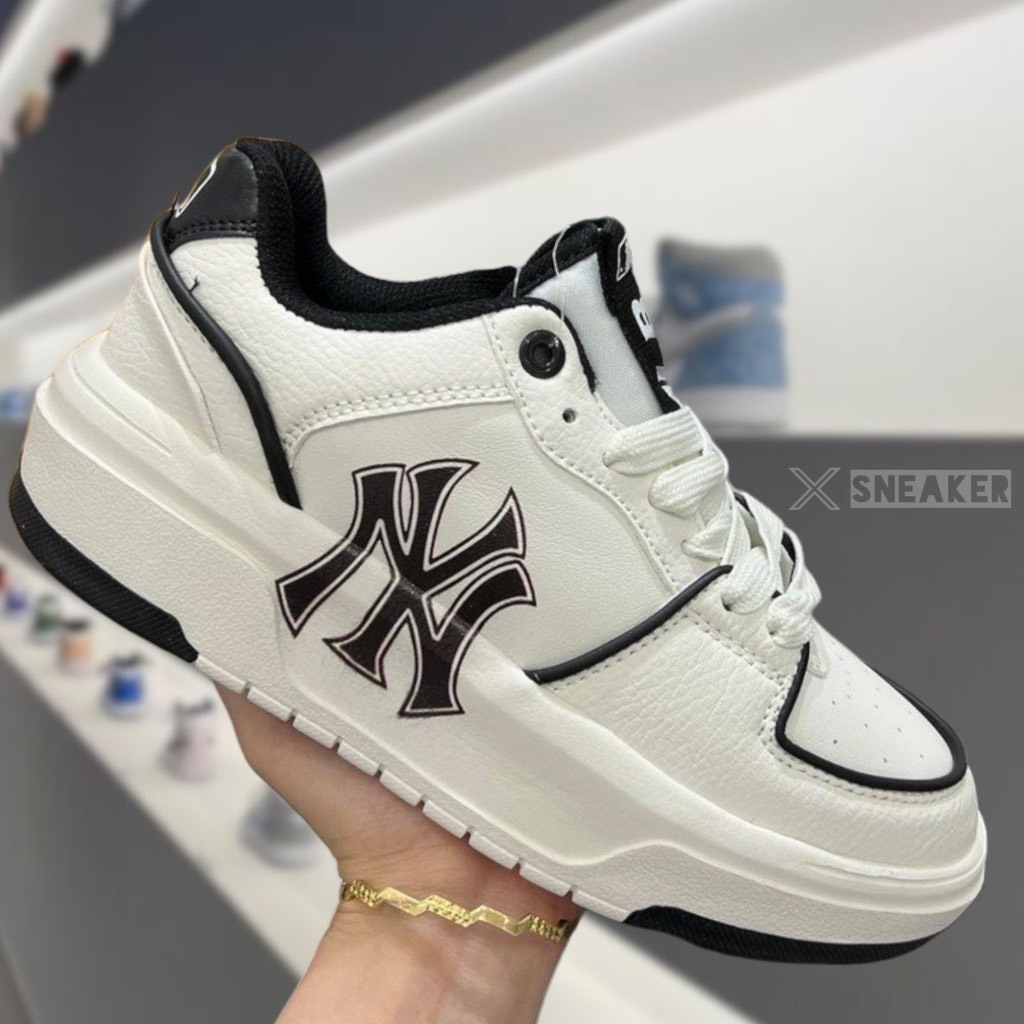 Giày chunky liner, Giày thể thao NY trắng bản bassic hàng cao cấp đầy đủ phụ kiện full size nam nữ.