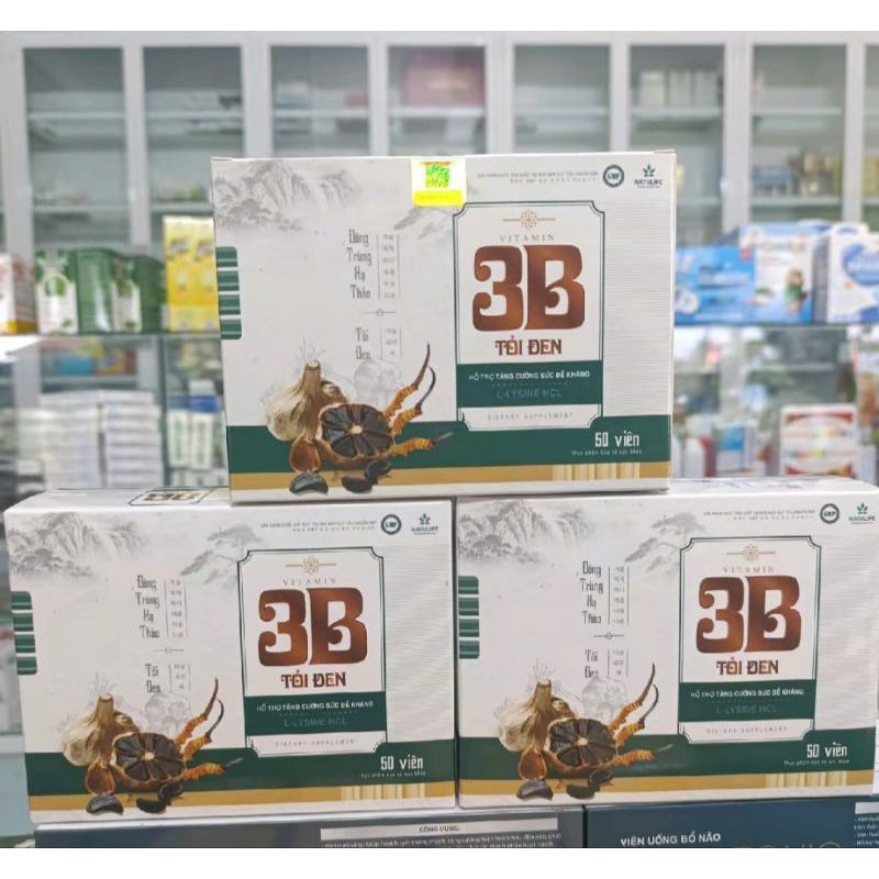THỰC PHẨM BẢO VỆ SỨC KHỎE VITAMIN 3B TỎI ĐEN