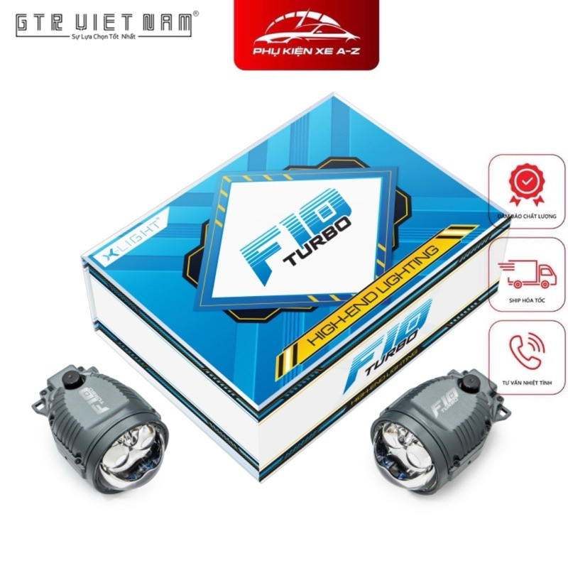 Bi Gầm XLIGHT F10 TURBO 3.0 Thế Hệ Mới 2024 (Giá 1 cặp)-Phụ Kiện Xe A_Z