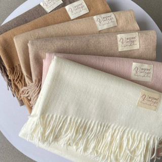  Khăn quàng cổ mùa đông cao cấp lông cừu cashmere siêu mềm mịn 