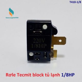 Role Tecmit block tủ lạnh dẹt 1/2HP-1/8HP