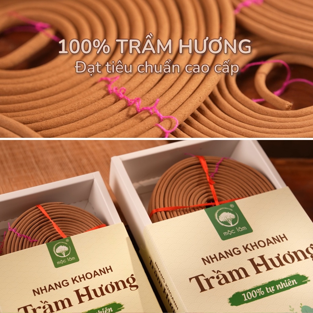 Nhang Vòng Trầm Hương 24 Giờ - 12 Giờ - 4 Giờ - Nhang Khoanh Trầm Hương Cao Cấp - Không Hoá Chất