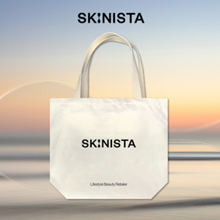 Túi Tote Canvas SKINSTA có khóa kéo, chặn đáy tiện dụng (30x35x10cm)