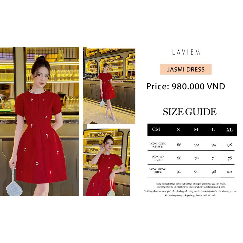váy Laviem - hàng đã qua sử dụng mới 95%
