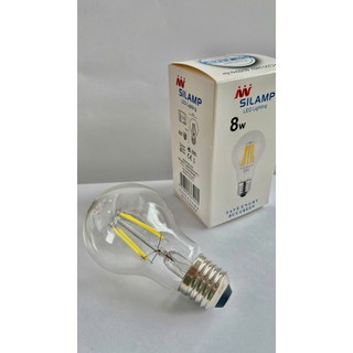 Bóng đèn led dây tóc edison A60 8W E27