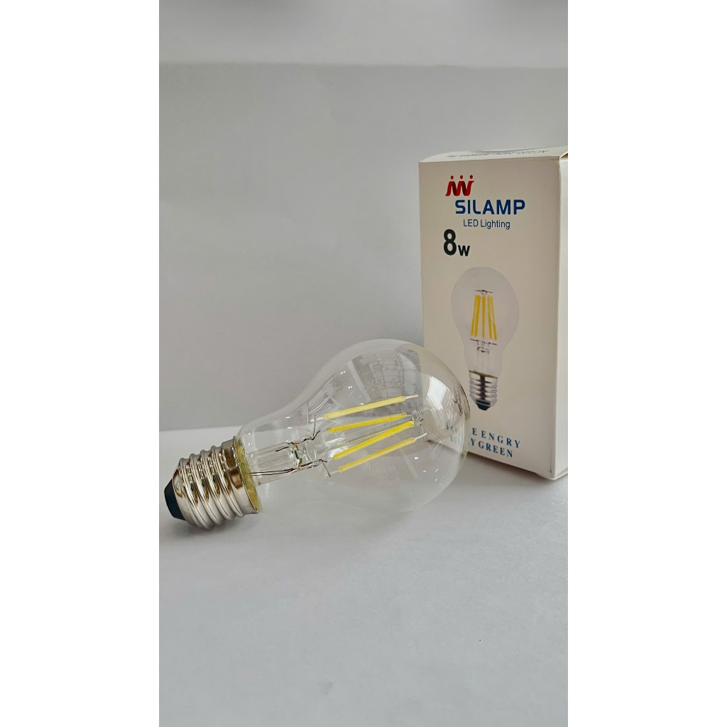 Bóng đèn led dây tóc edison A60 8W E27