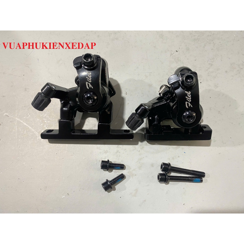 Củ phanh đĩa cơ Jilel xe đạp đua ( Road ) 160mm, Cụm phanh đĩa xe đạp road bike