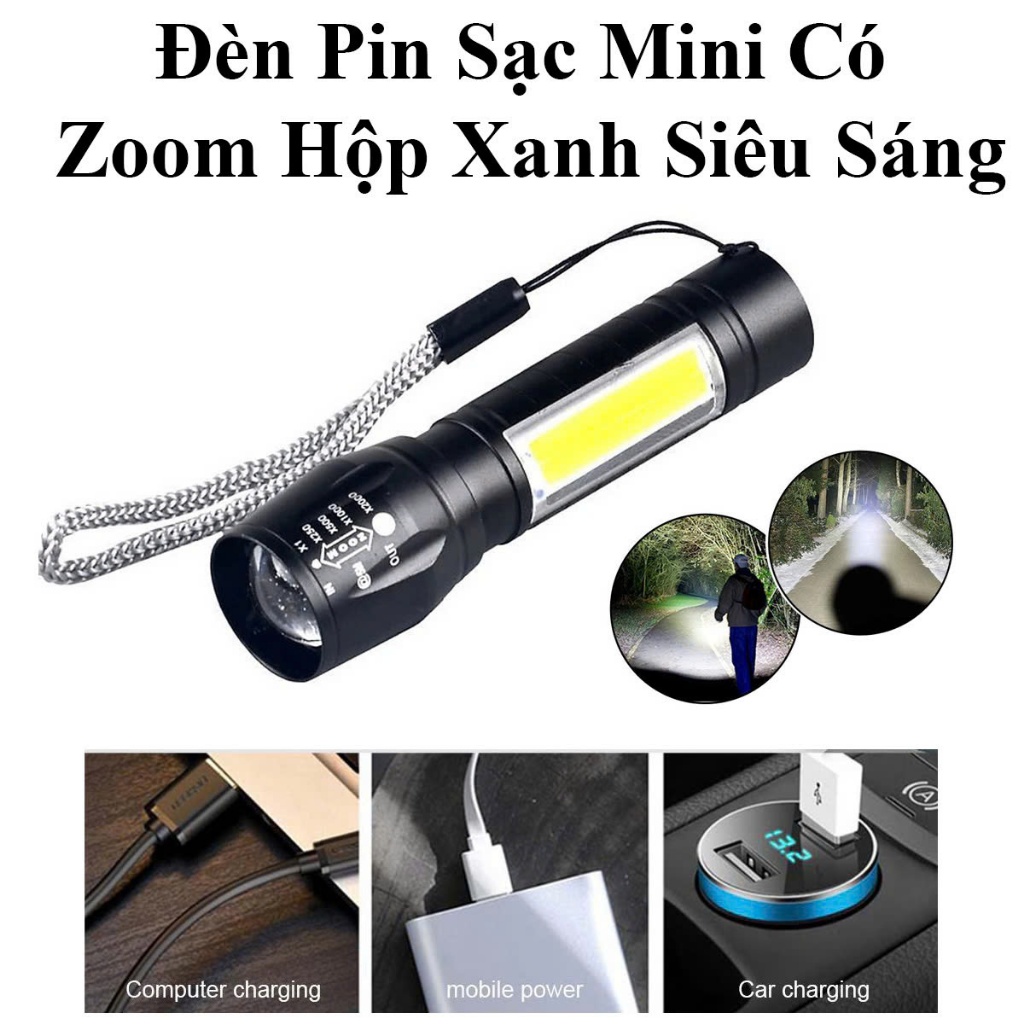 Đèn Pin Sạc H352 Mini Siêu Sáng