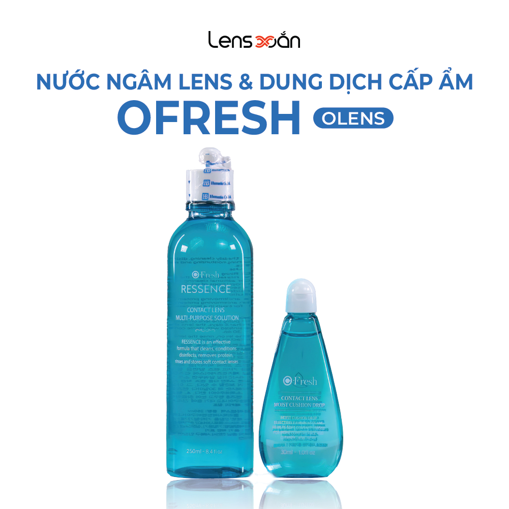 Ngâm lens và cấp ẩm LENS XOẮN dung dịch chăm sóc mắt áp tròng chính hãng OLENS OFRESH