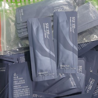    Xả date 2027  30 gói sữa rửa mặt sum xanh amino foam cleanser dạng kem 1ml  gói 