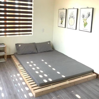 Giường Ngủ Pallet hộp Gỗ Thông Nhập Khẩu gấp gọn nhiều kích thước Cao 10cm.