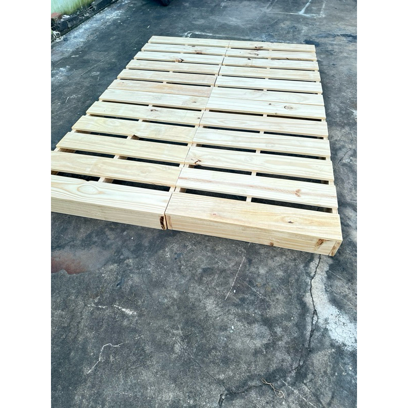 [Giao Hoả Tốc] Giường Pallet Hộp Gỗ Thông Nhập Khẩu Chống Mốc gấp gọn nhiều kích thước Cao 10cm. | BigBuy360 - bigbuy360.vn