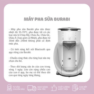 (Bảo hành 12 tháng-lỗi 1 đổi 1) Máy pha sữa Burabi Plus / Burabi Smart / Burabi 05
