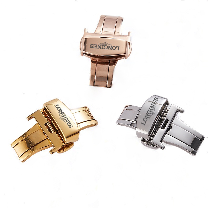 TẶNG KÈM DỤNG CỤ THAY KHOÁ Khoá Bướm dây da size nam nữ khắc LONGINES