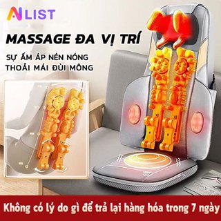 Ghế Massage Đa Năng Toàn Thân , Massage Cổ, Vai, Gáy, Thắt Lưng, Lưng Tại Nhà, Thông Minh-Có thể được sử dụng trong xe