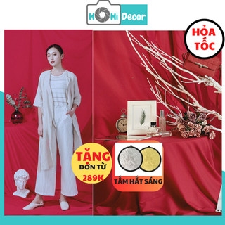 Vải Đỏ Trang Trí Tết Phông Nền Chụp Ảnh Quần Áo  Background Livestream Quay Tiktok Chụp Hình Sản Phẩm - Đỏ 