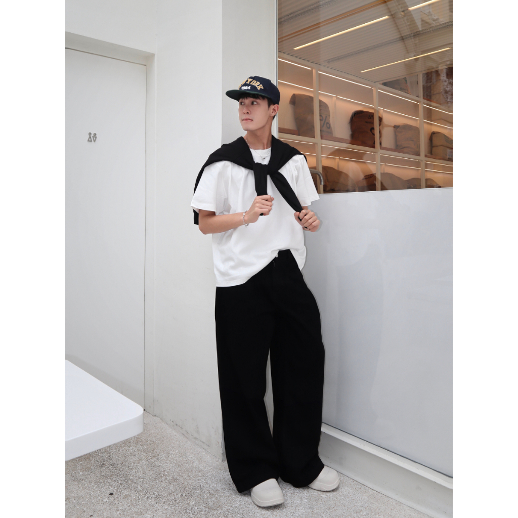 Quần Jean Đen Form Suông Rộng GODMOTHER Quần Jean Cạp Trễ Ống Suông Nam Nữ Unisex Thoải Mái | BigBuy360 - bigbuy360.vn