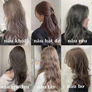  Thuốc nhuộm tóc thuốc nhuộm tóc nâng tone cực xinh tặng kèm HDSD và bao tay LMY-HAIR 