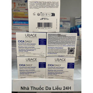 Uriage Cica Daily Repairing Cream Concentrate 50ml - Kem dưỡng ẩm phục hồi hàng ngày