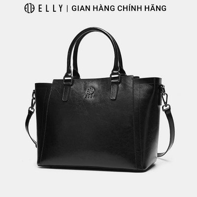 Túi xách nữ da thật ELLY ET191 túi xách tay đeo vai đeo chéo cao cấp chính hãng